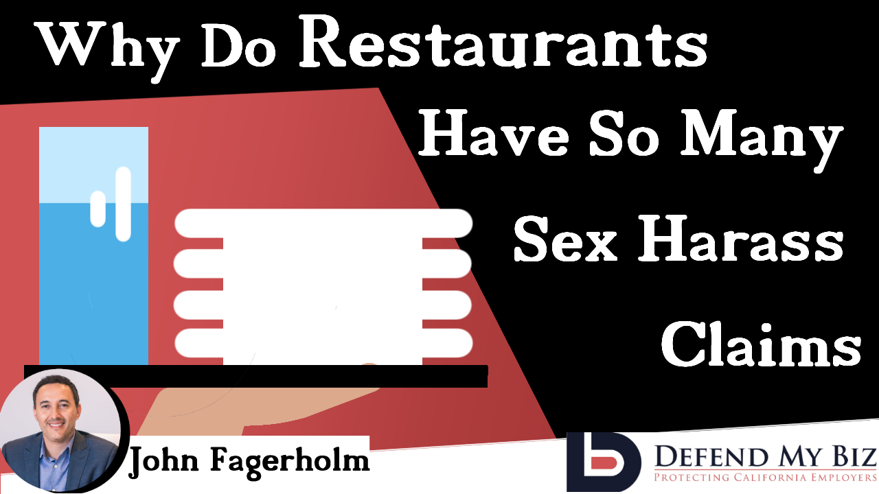 Find Out Why Restaurants Have So Many Sex Harass Claims