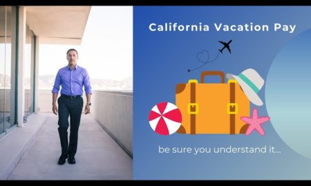 California vacation pay 2021