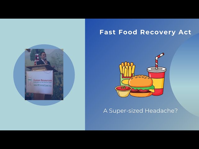California Fast Food Recovery Act